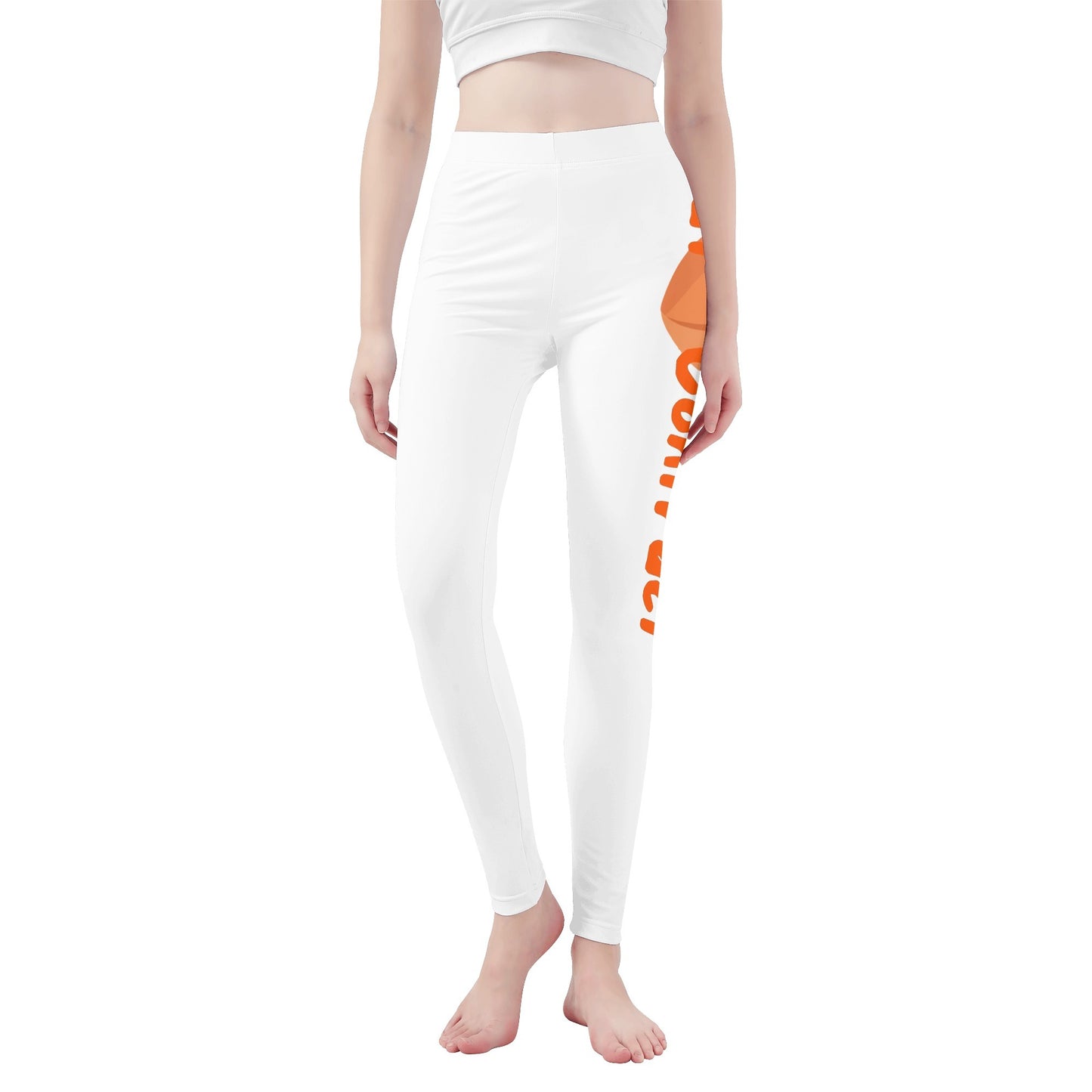 Multi-Color Logo White Leggings 10-Pack