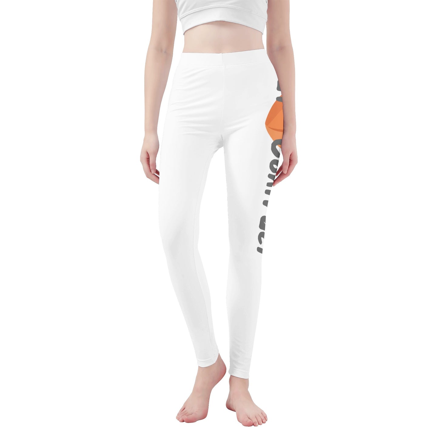 Multi-Color Logo White Leggings 10-Pack