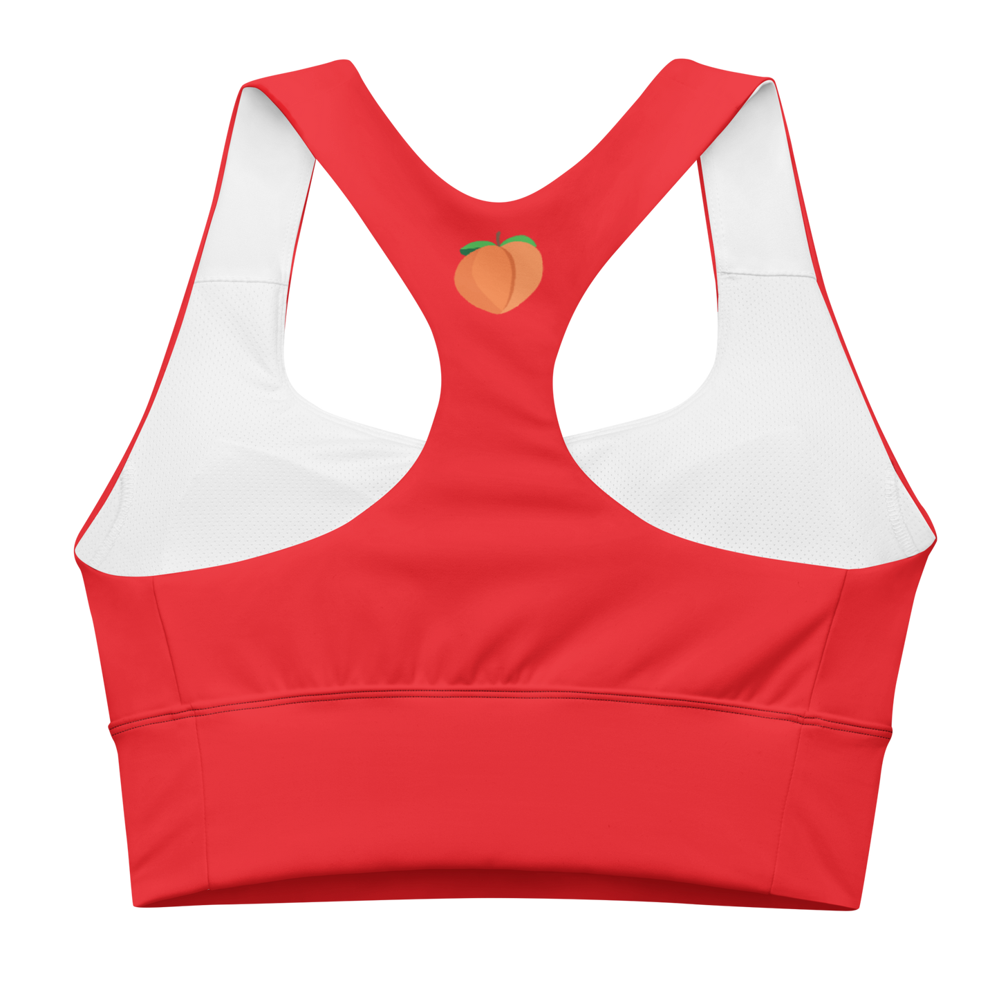 Longline Sports Bra - Red Fat Booty Contract