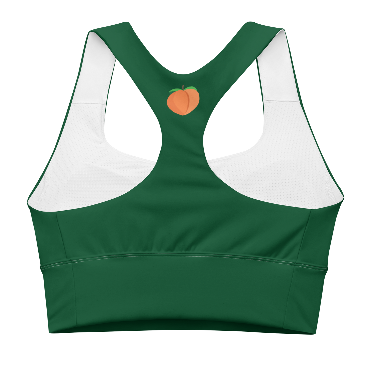 Longline Sports Bra - Green Fat Booty Contract