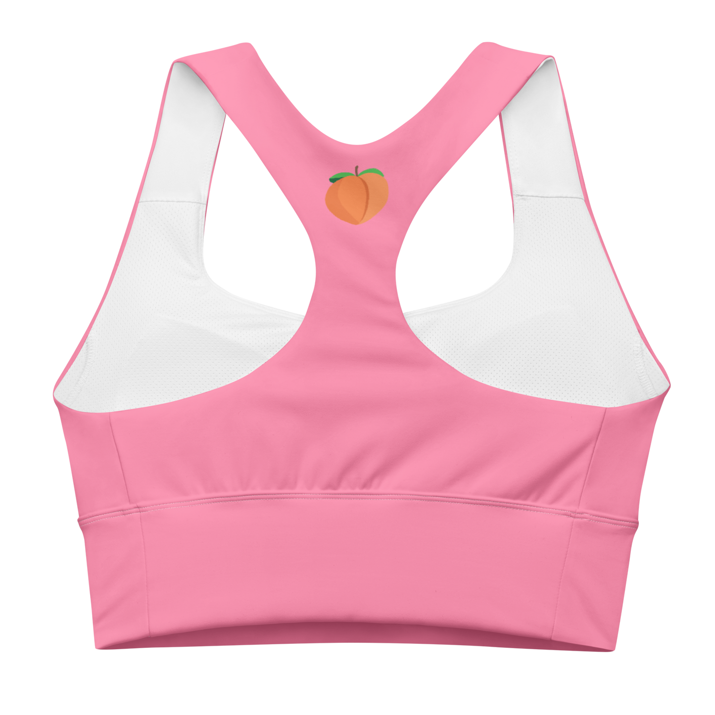 Longline Sports Bra - Pink Fat Booty Contract