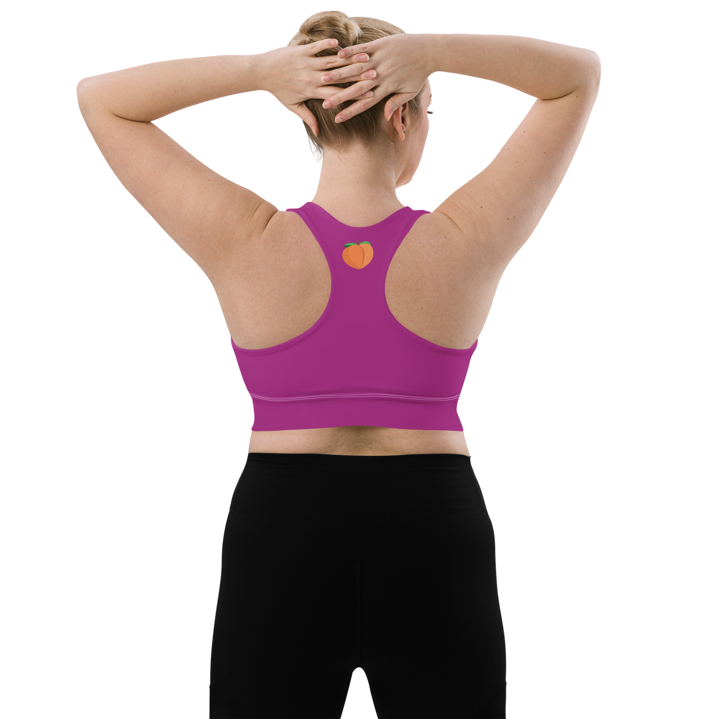 Longline Sports Bra - Violet Fat Booty Contract