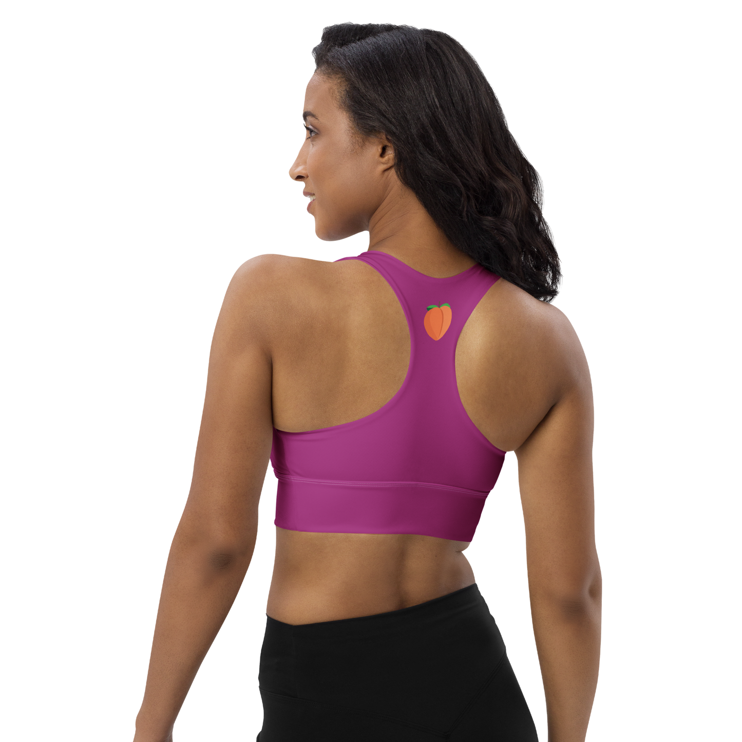 Longline Sports Bra - Violet Fat Booty Contract