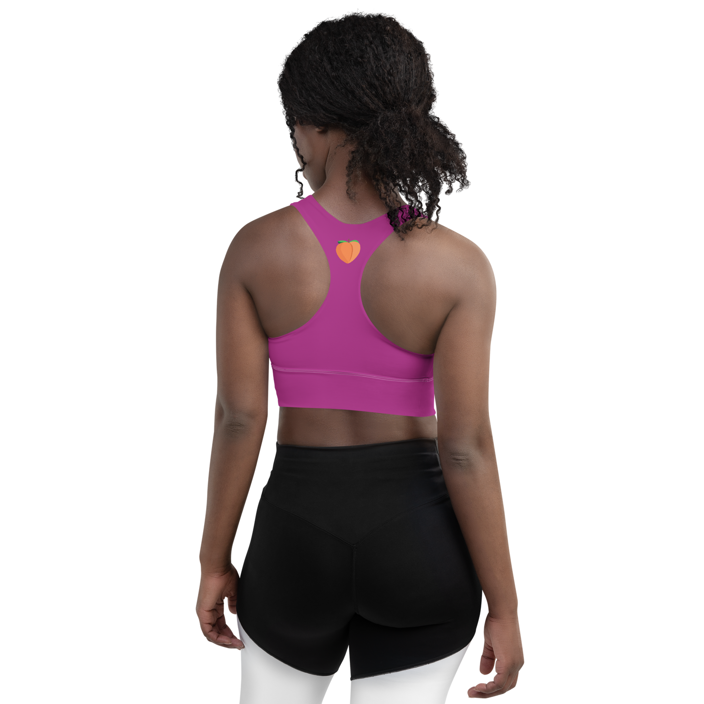 Longline Sports Bra - Violet Fat Booty Contract