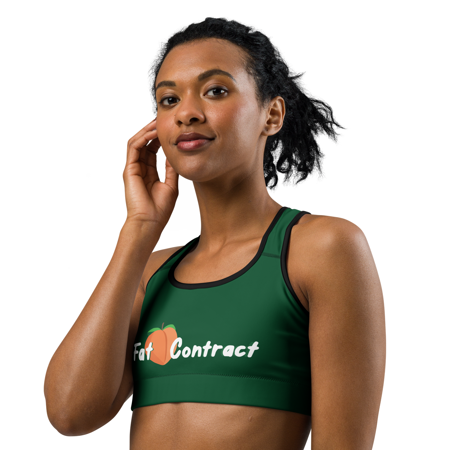 Sports Bra- Green Fat Booty Contract