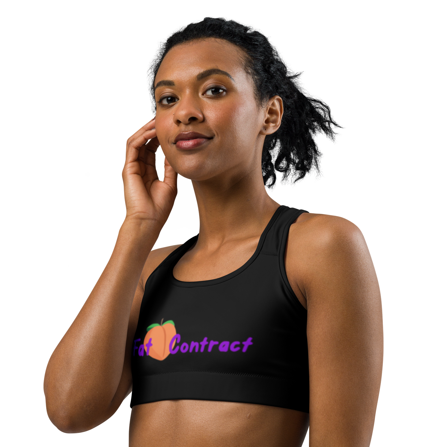 Sports Bra- Black Fat Booty Contract