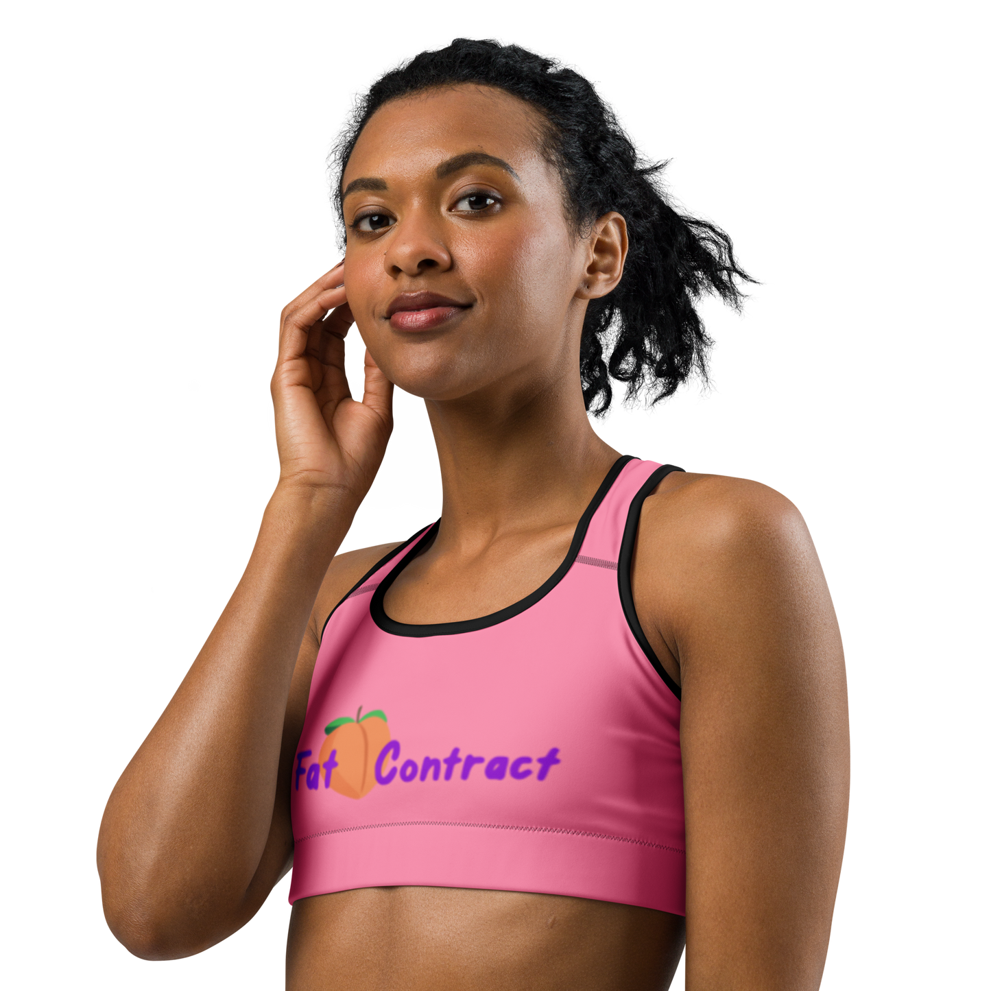 Sports Bra- Pink Fat Booty Contract