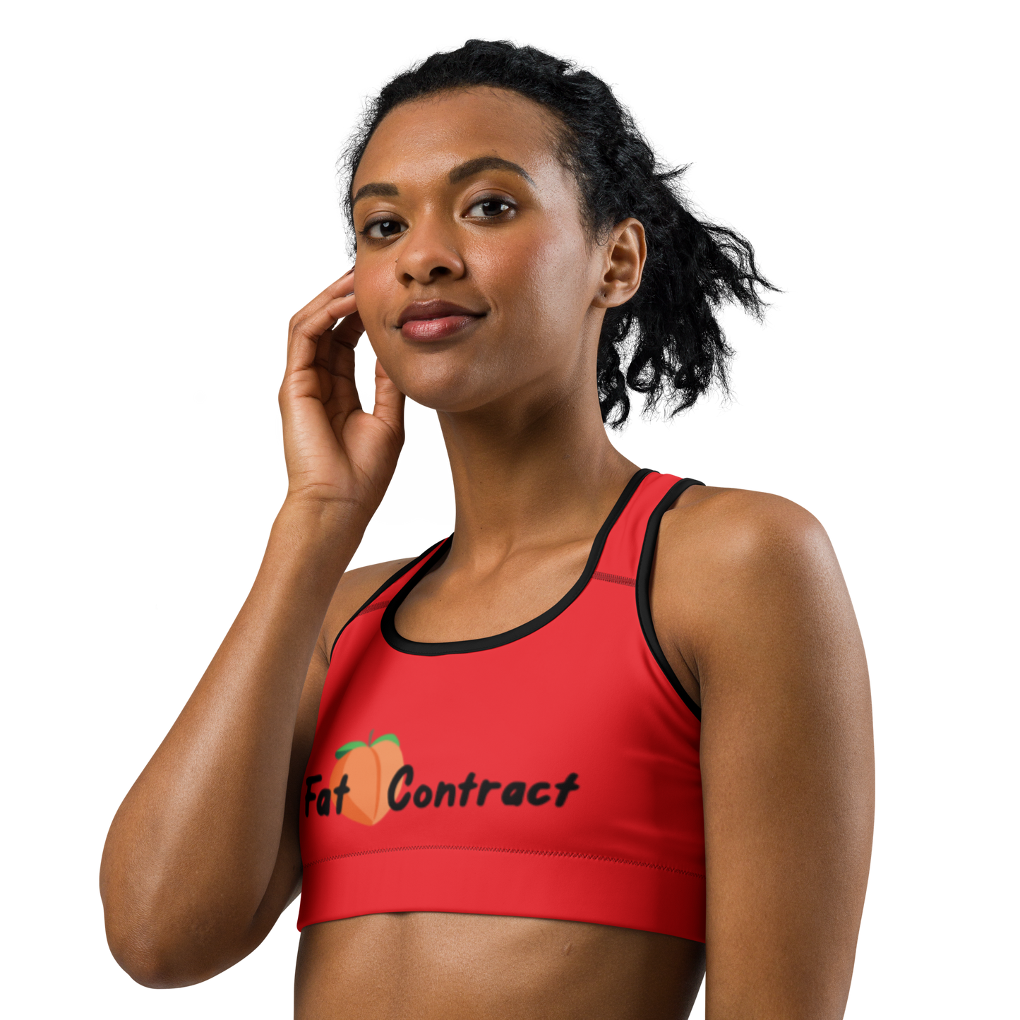 Sports Bra- Red Fat Booty Contract