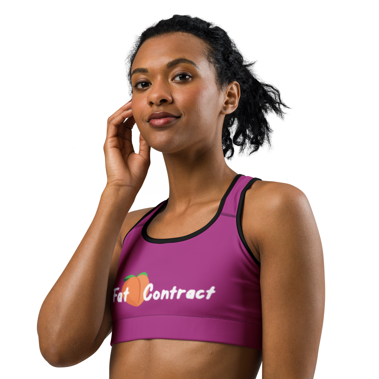Sports Bra-Violet Fat Booty Contract