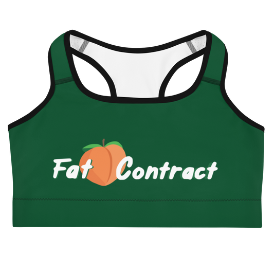 Sports Bra- Green Fat Booty Contract