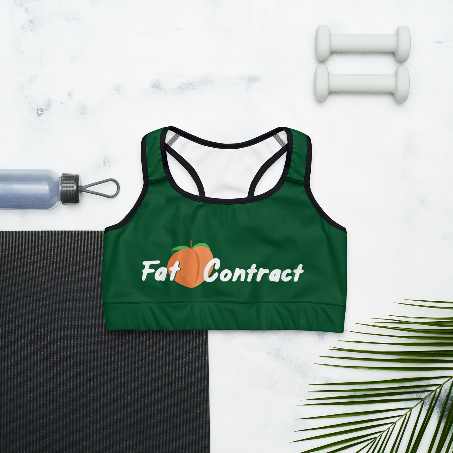 Sports Bra- Green Fat Booty Contract