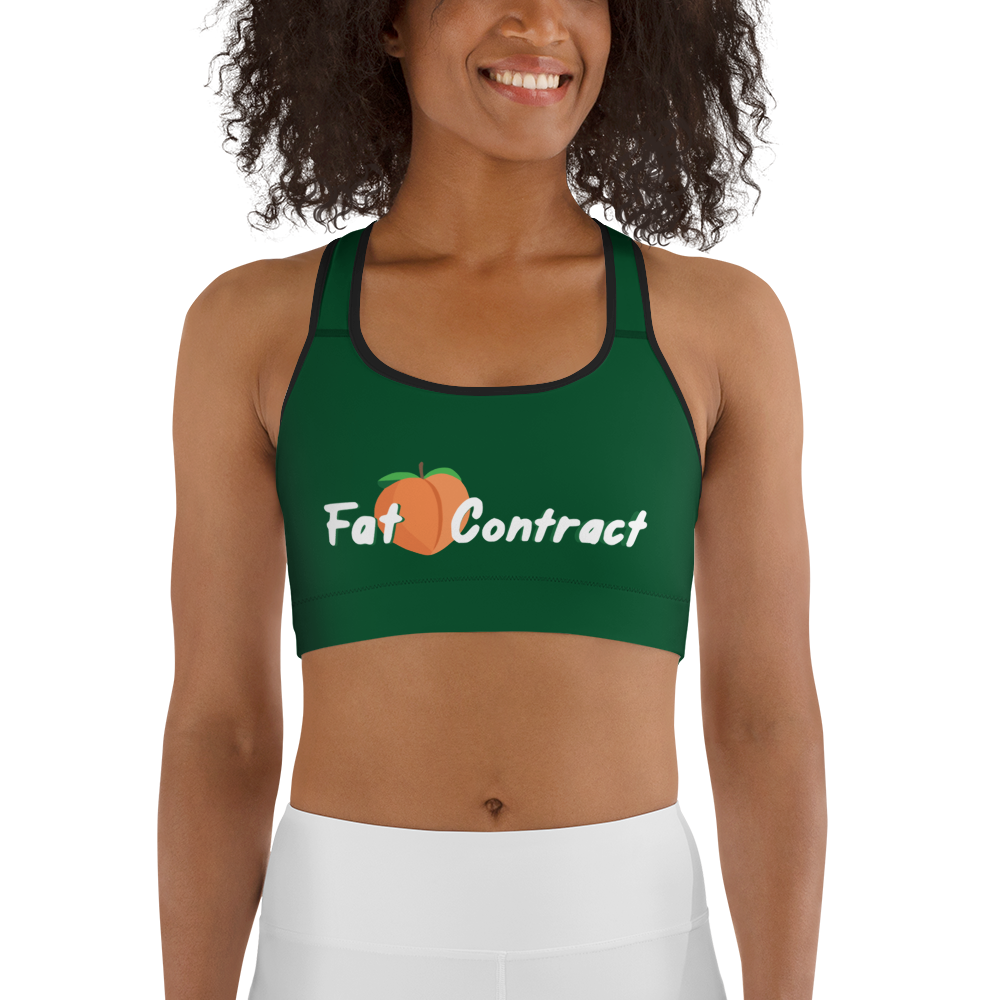 Sports Bra- Green Fat Booty Contract