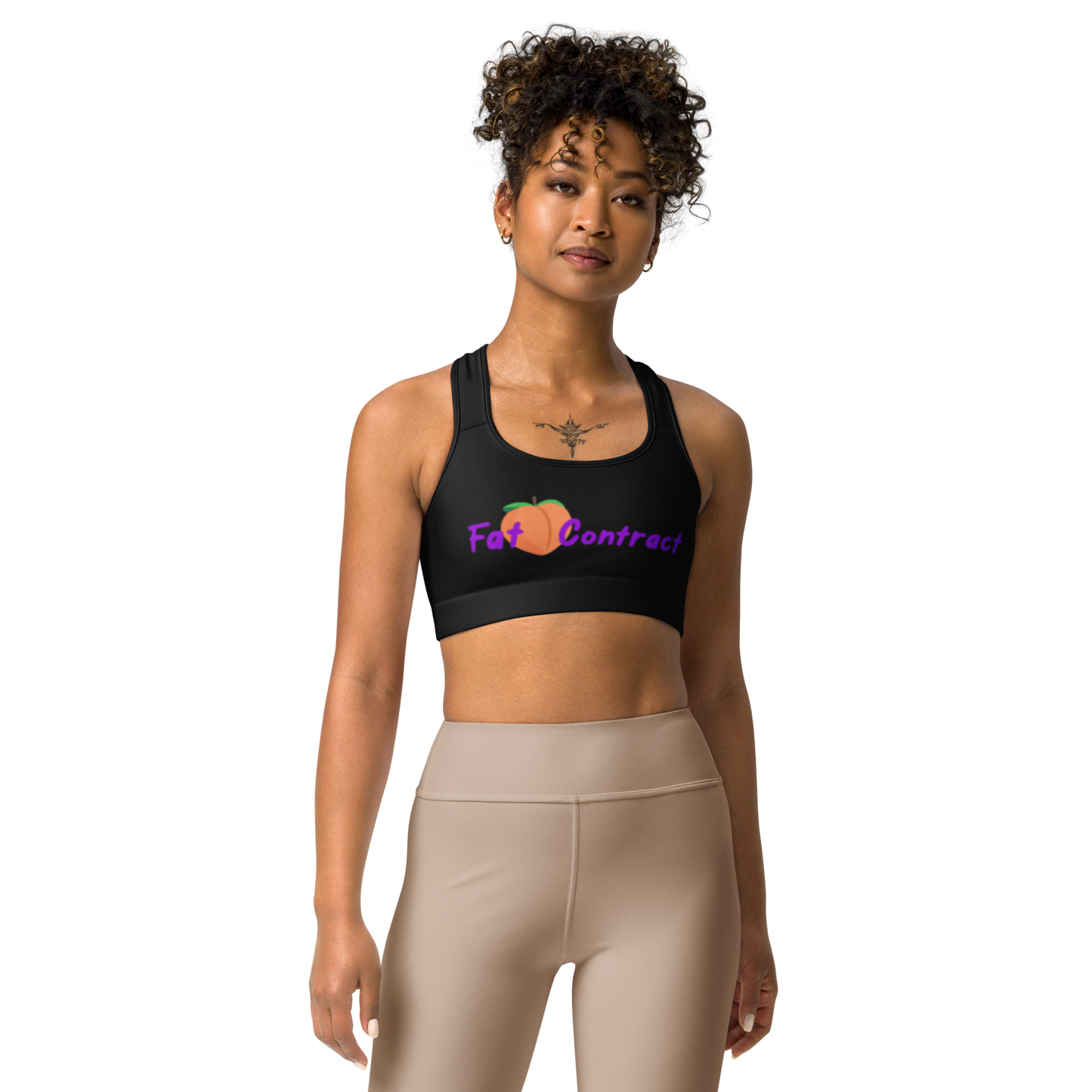 Sports Bra- Black Fat Booty Contract