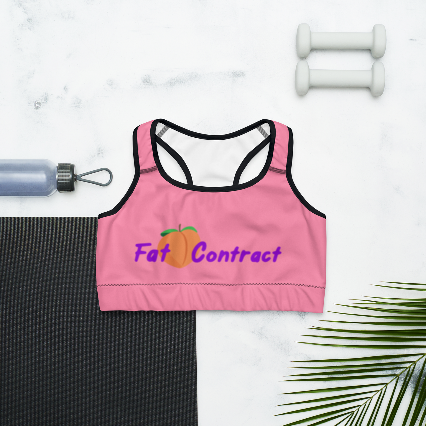 Sports Bra- Pink Fat Booty Contract