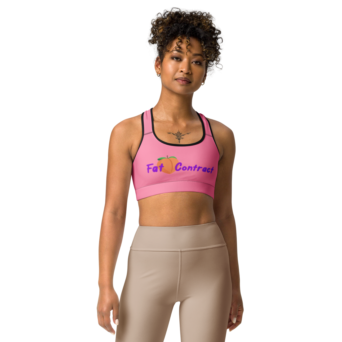 Sports Bra- Pink Fat Booty Contract