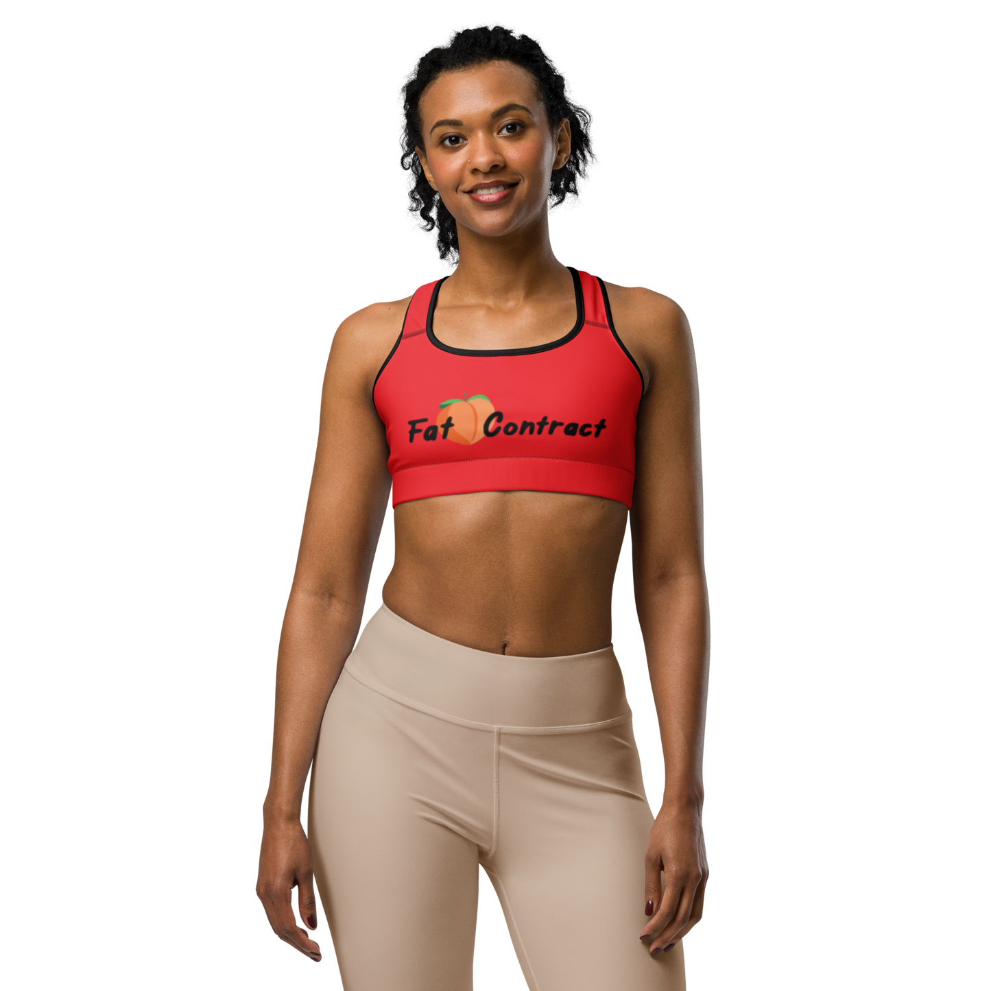 Sports Bra- Red Fat Booty Contract