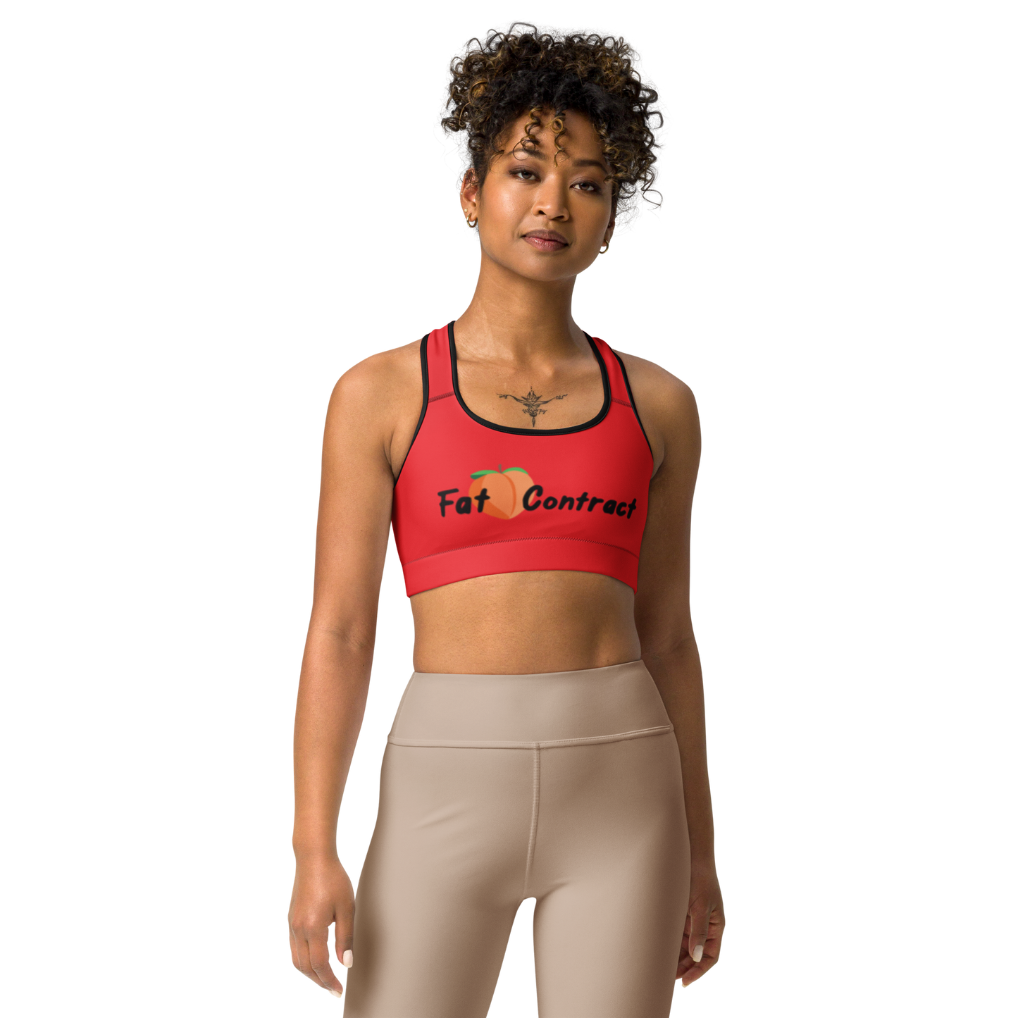 Sports Bra- Red Fat Booty Contract