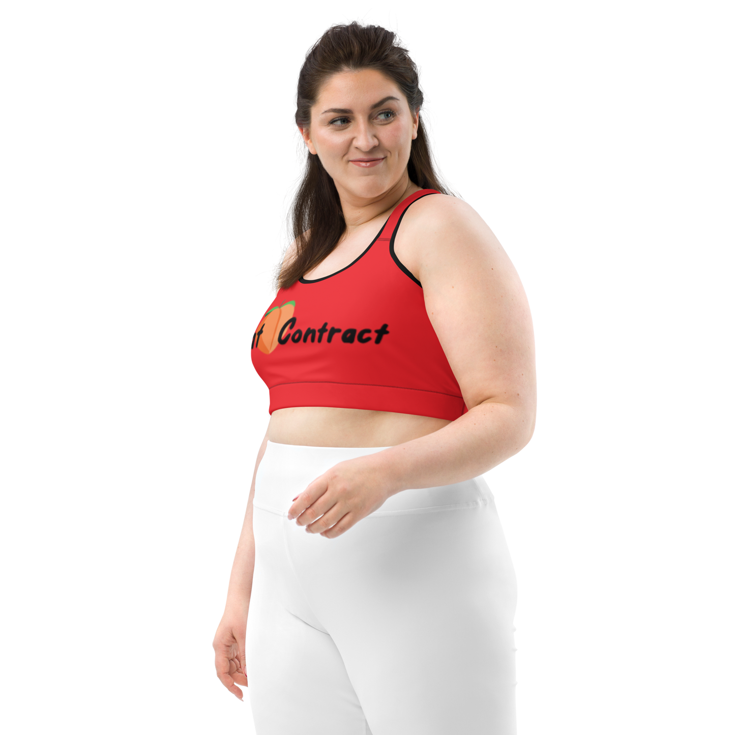 Sports Bra- Red Fat Booty Contract