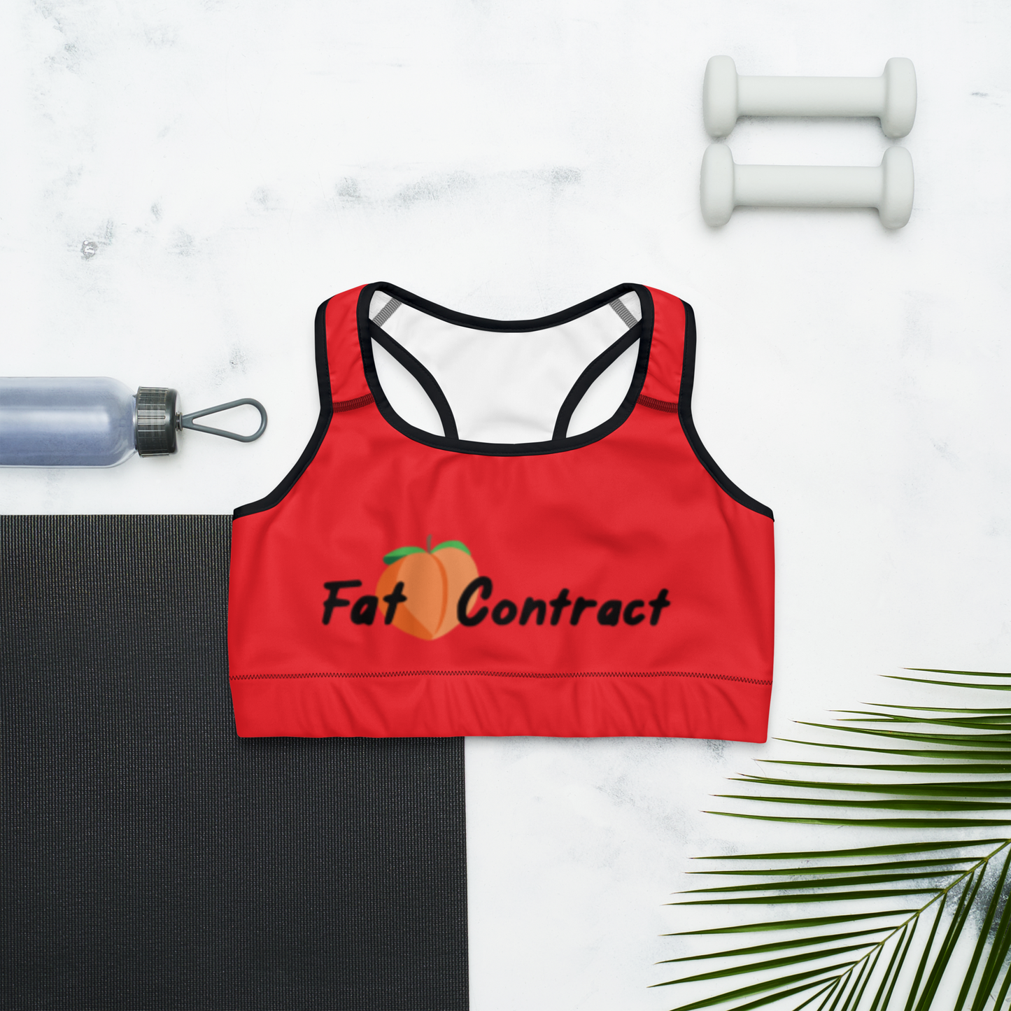 Sports Bra- Red Fat Booty Contract