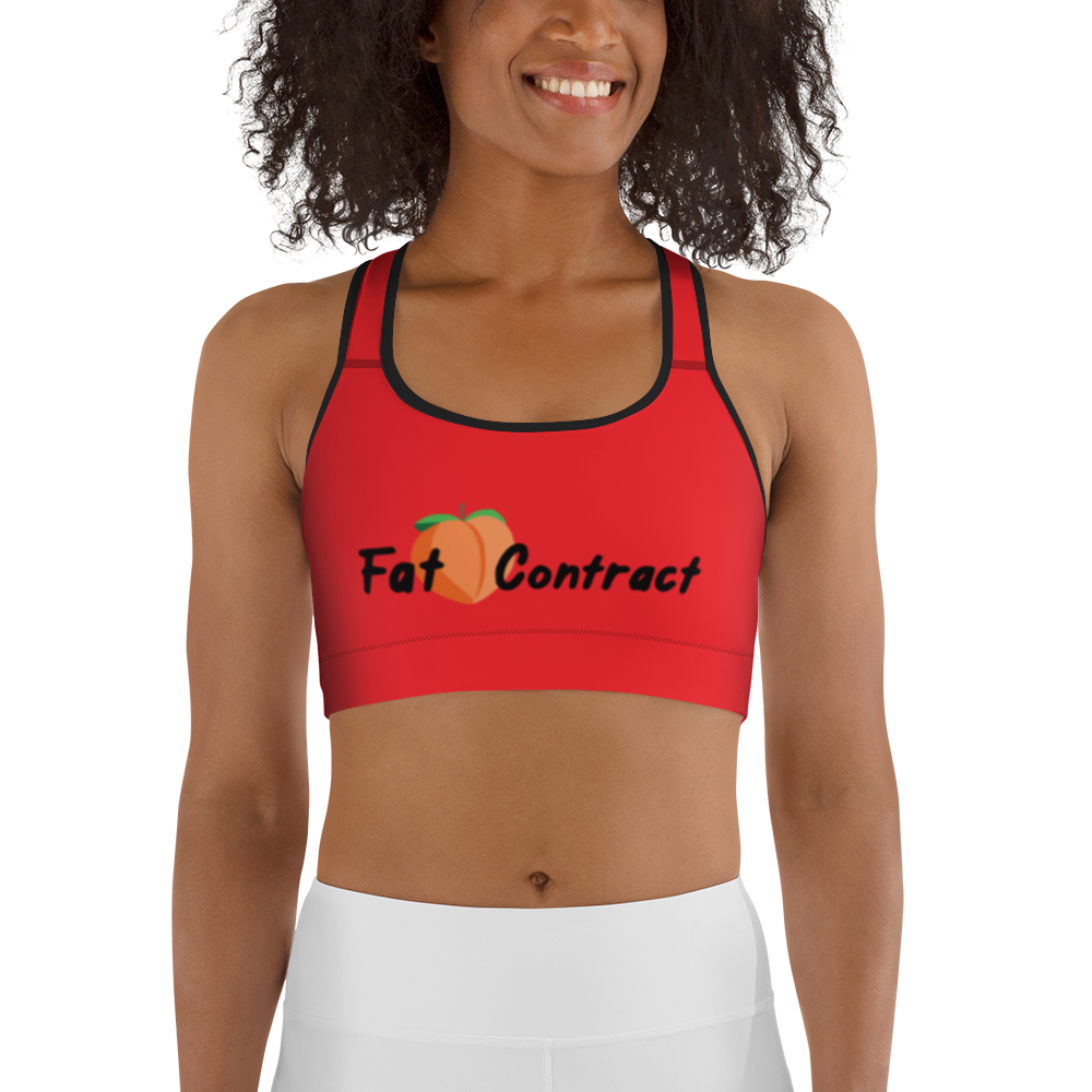 Sports Bra- Red Fat Booty Contract
