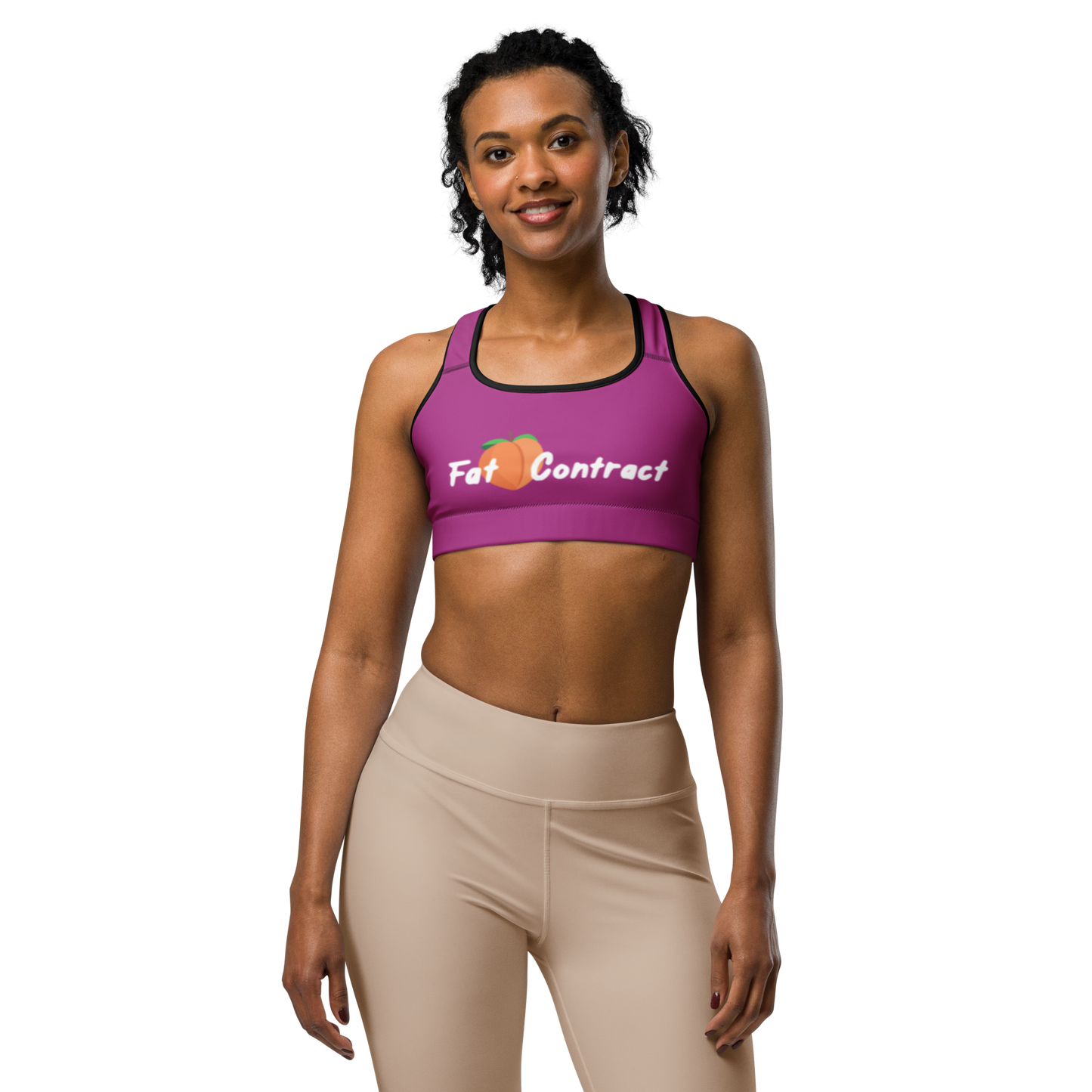 Sports Bra-Violet Fat Booty Contract