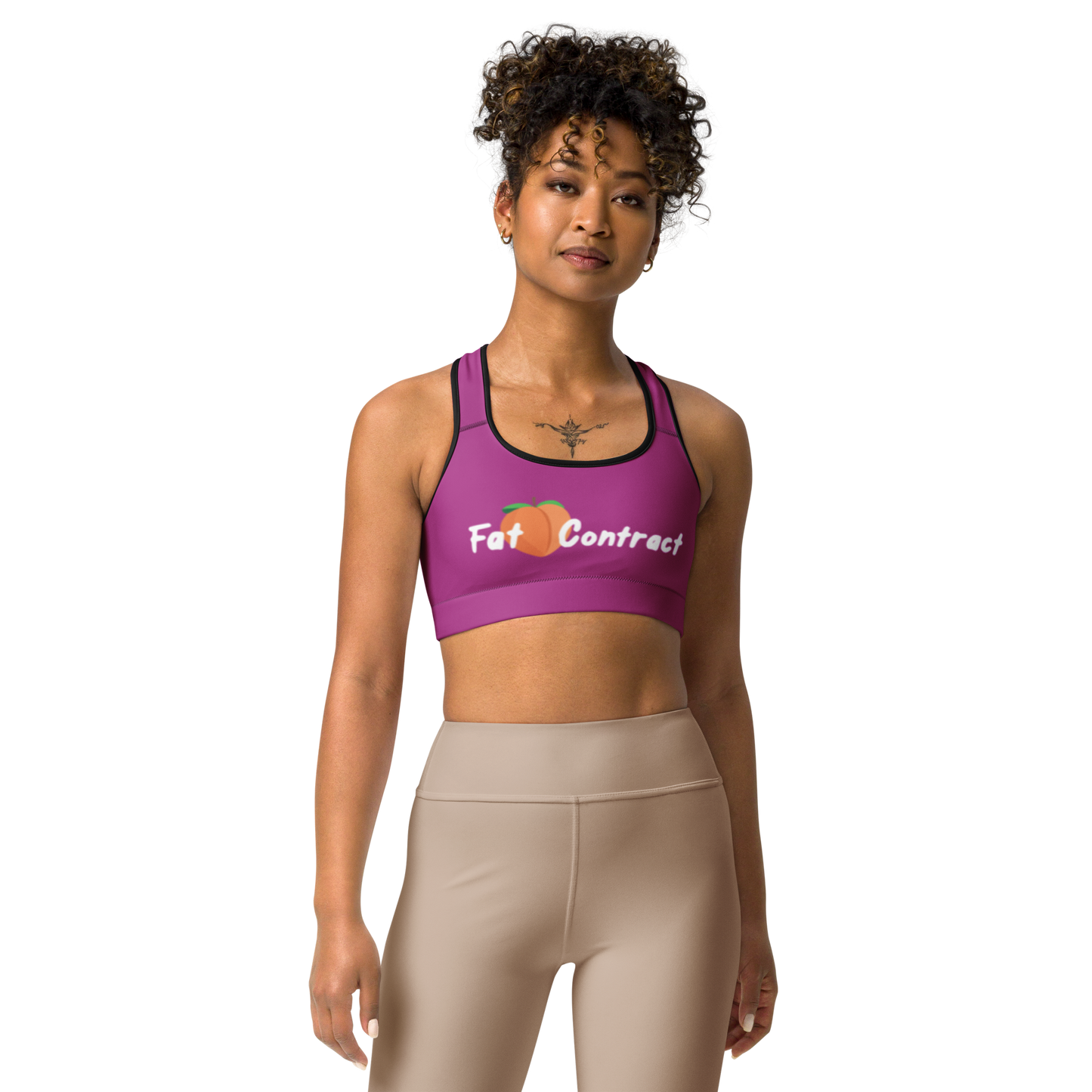 Sports Bra-Violet Fat Booty Contract