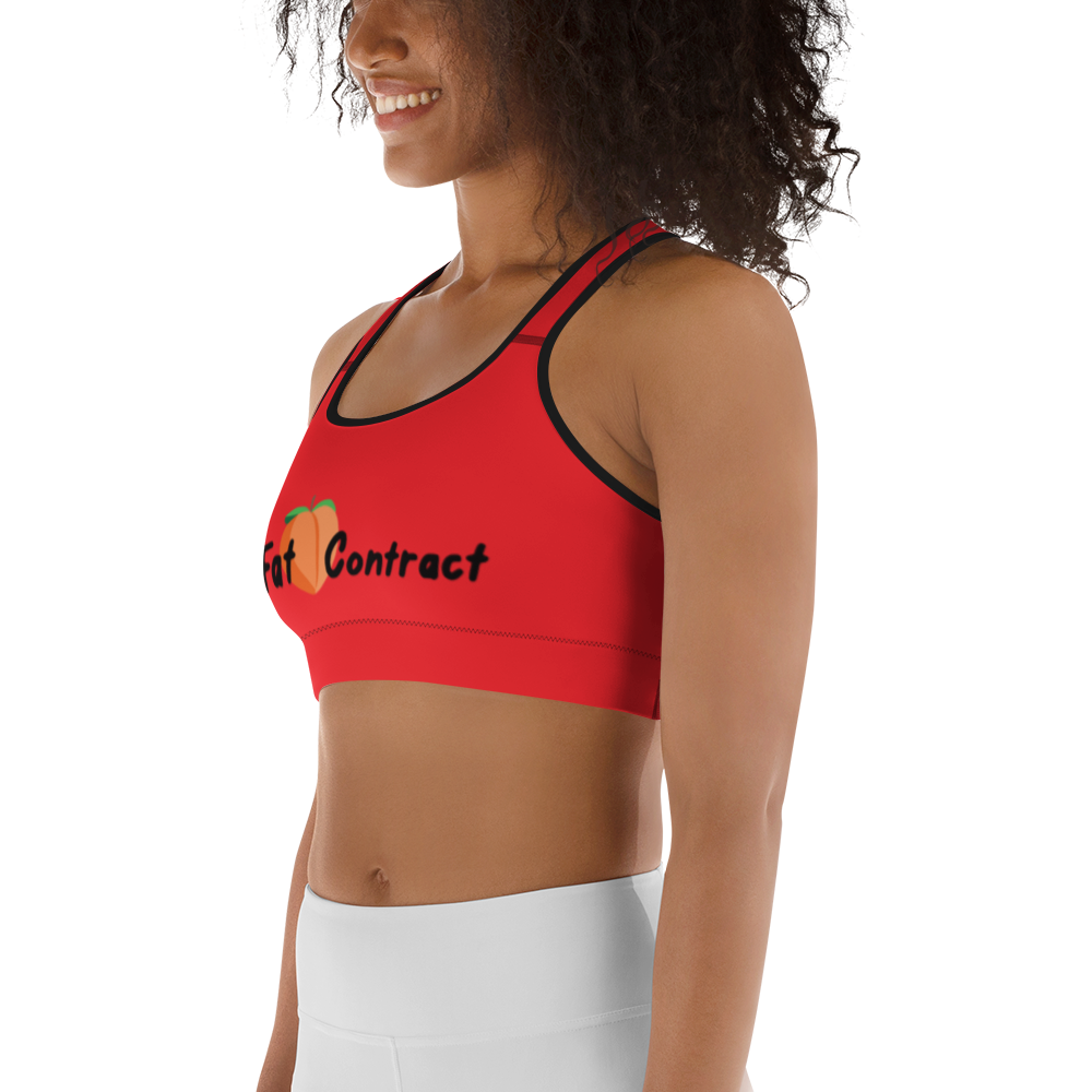 Sports Bra- Red Fat Booty Contract