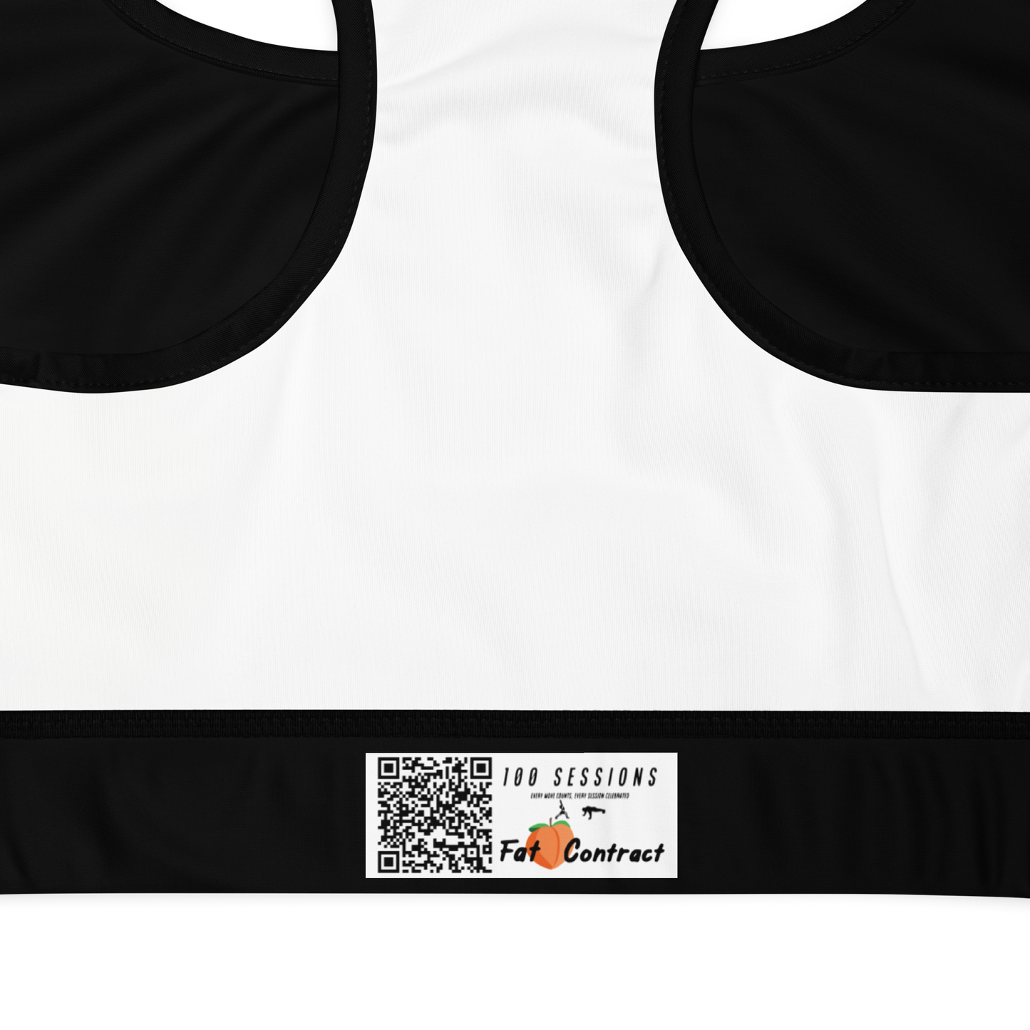 Sports Bra- Black Fat Booty Contract