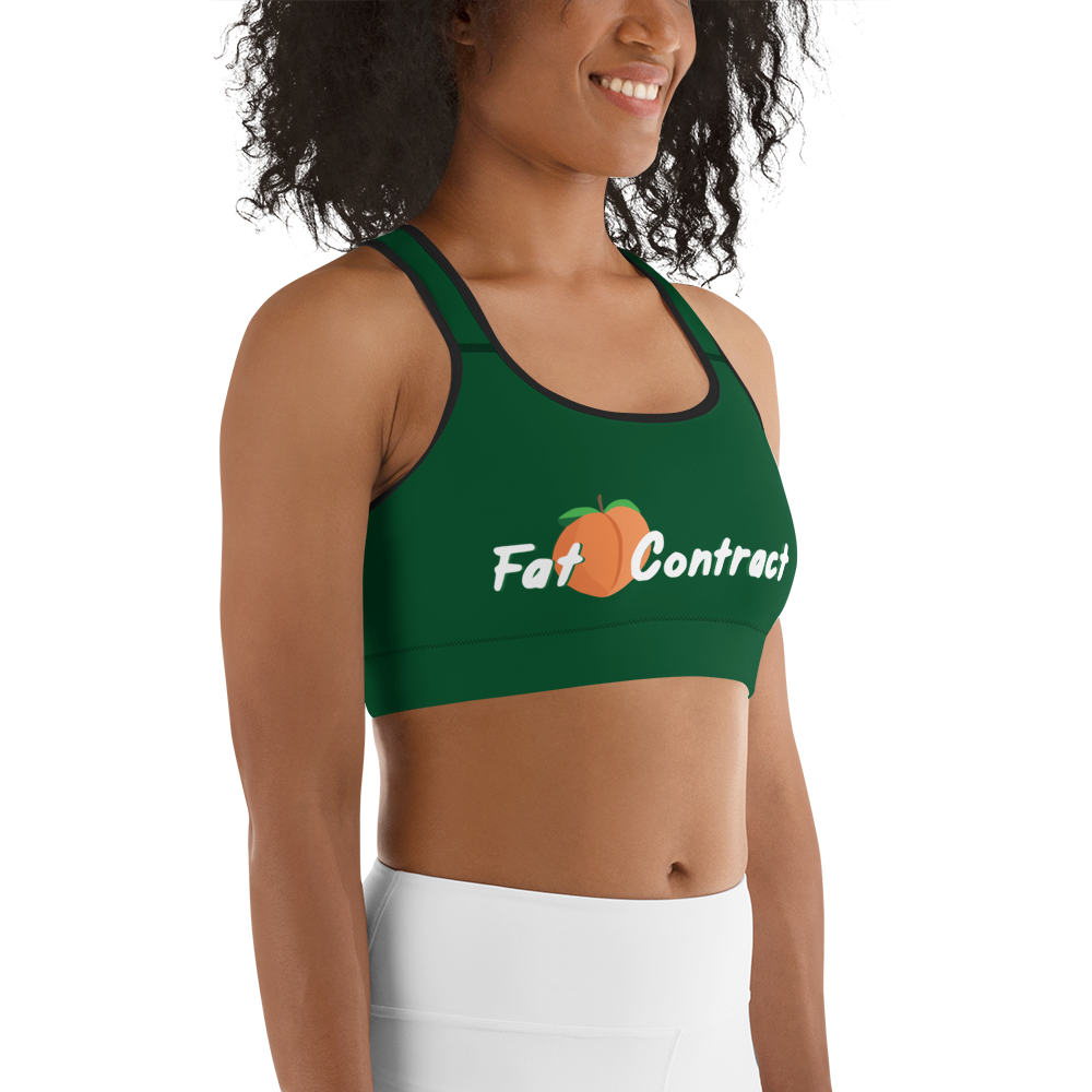 Sports Bra- Green Fat Booty Contract