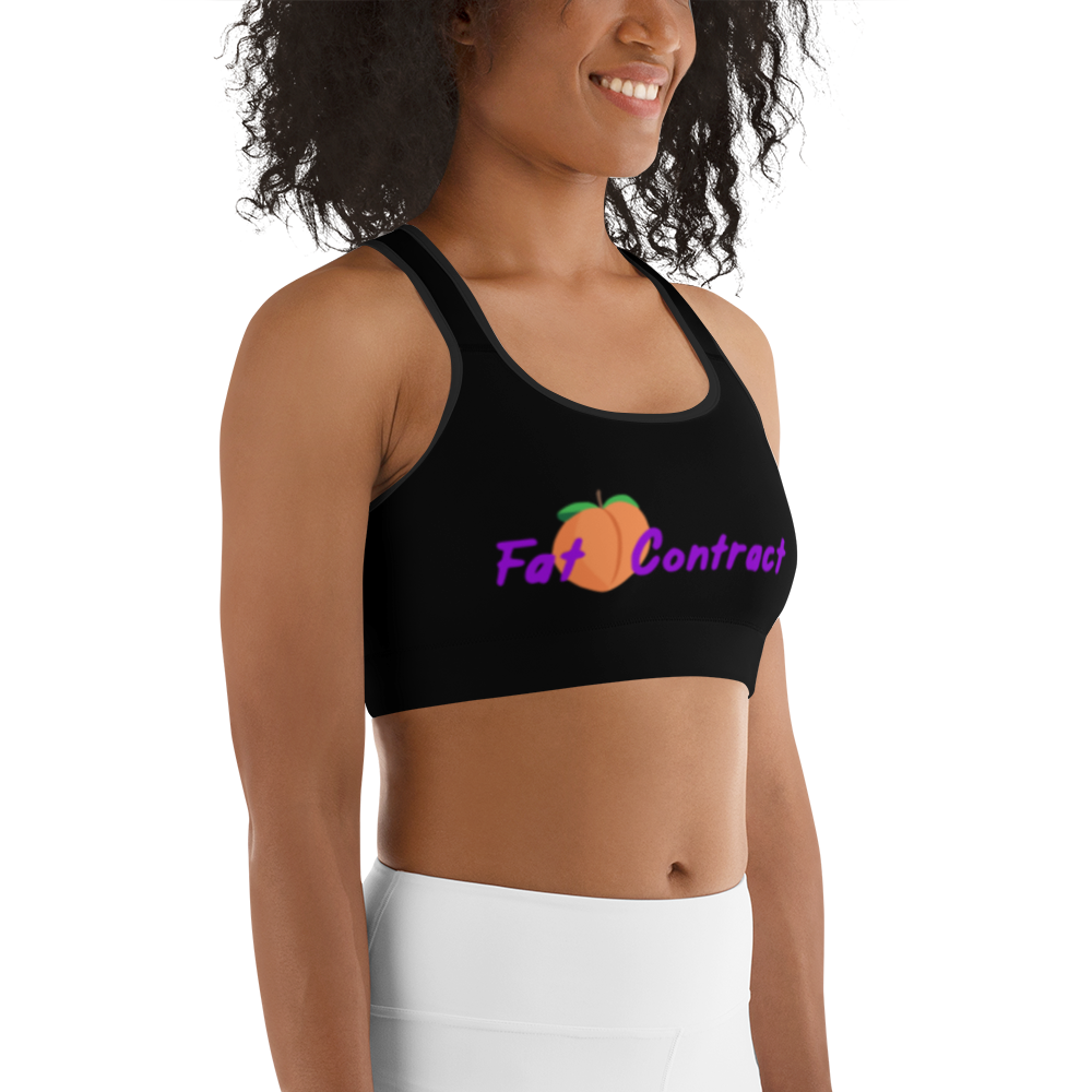 Sports Bra- Black Fat Booty Contract