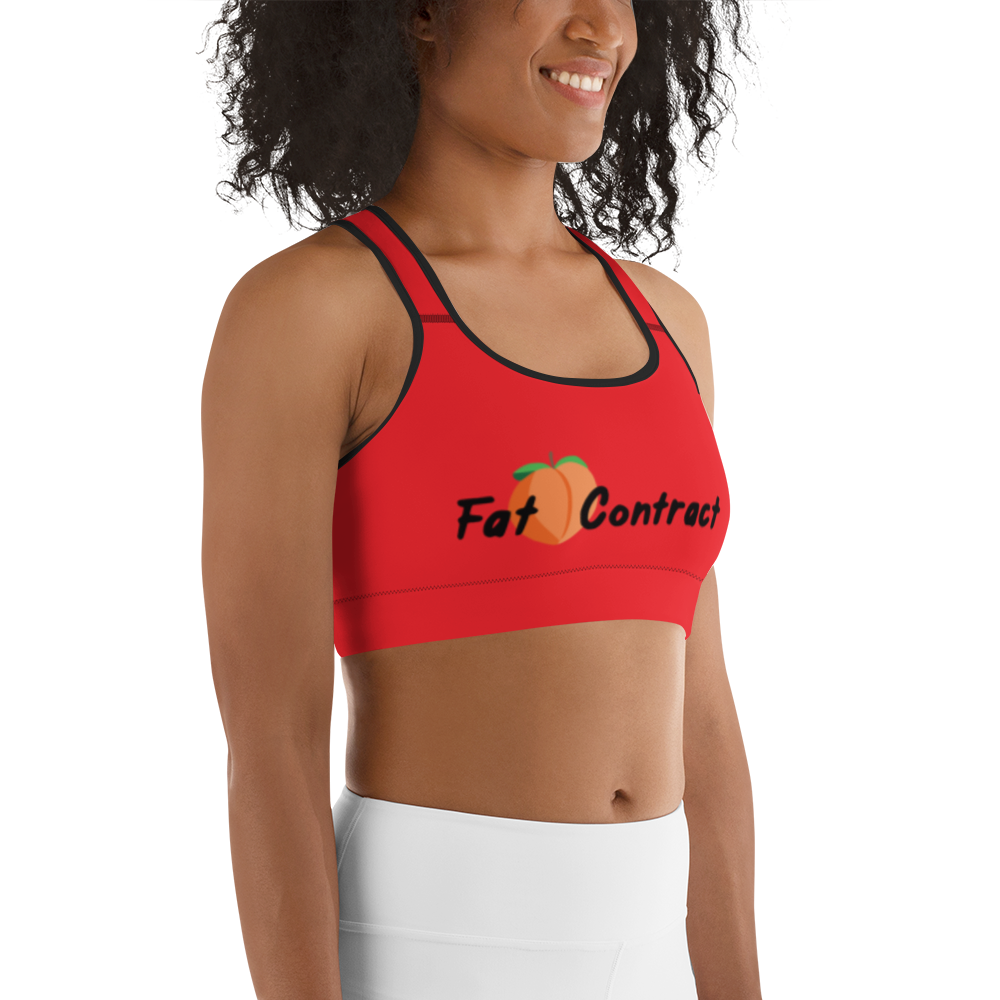 Sports Bra- Red Fat Booty Contract
