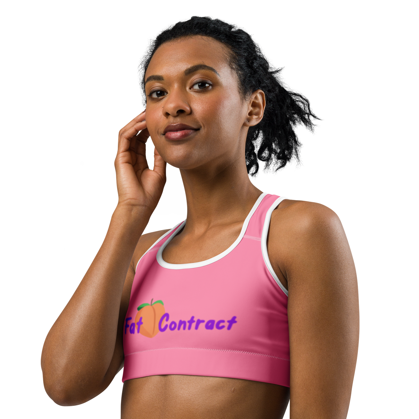 Sports Bra- Pink Fat Booty Contract