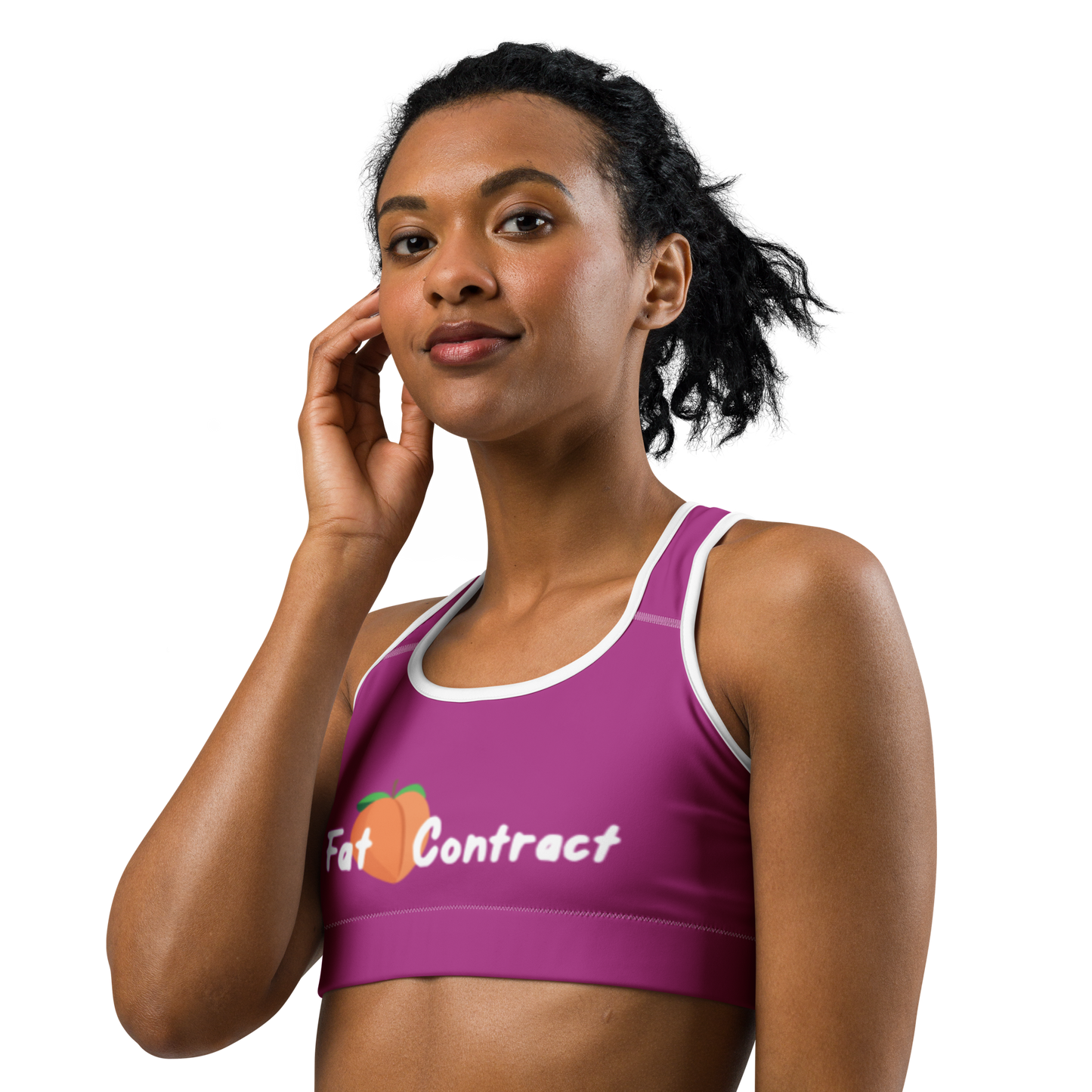 Sports Bra-Violet Fat Booty Contract