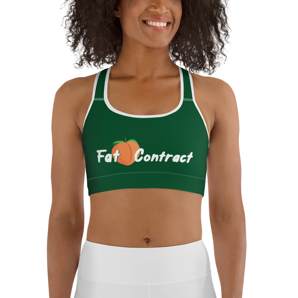 Sports Bra- Green Fat Booty Contract