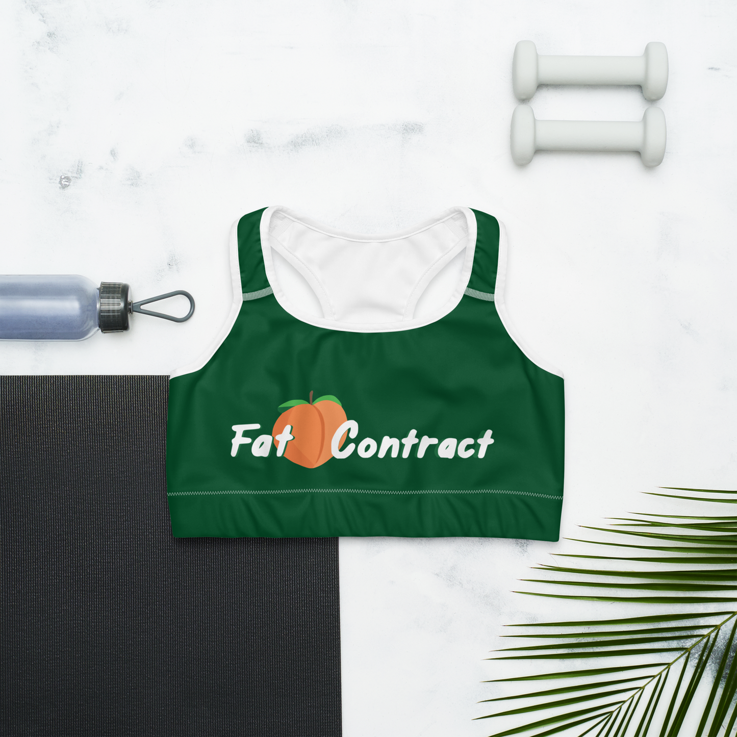 Sports Bra- Green Fat Booty Contract