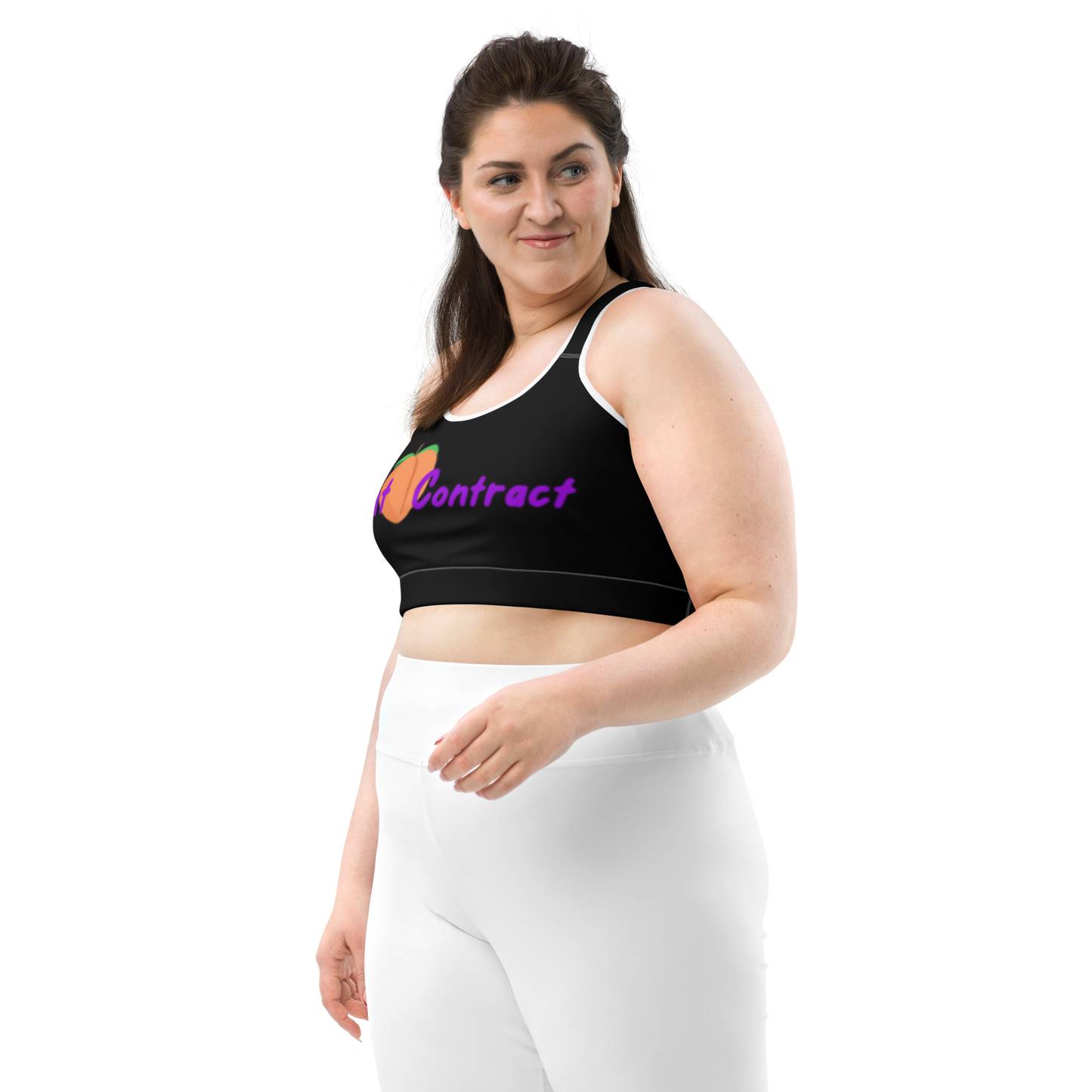Sports Bra- Black Fat Booty Contract