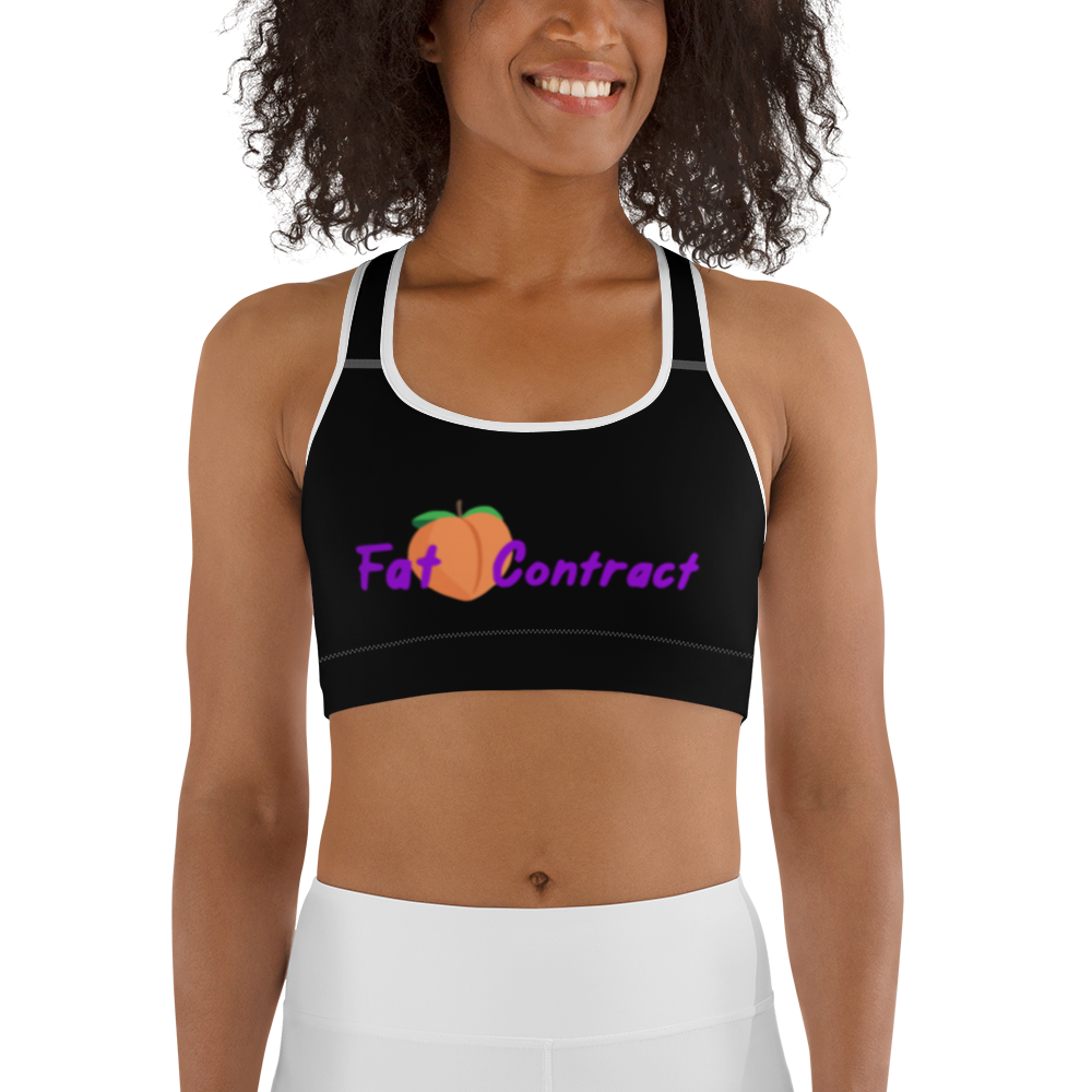 Sports Bra- Black Fat Booty Contract