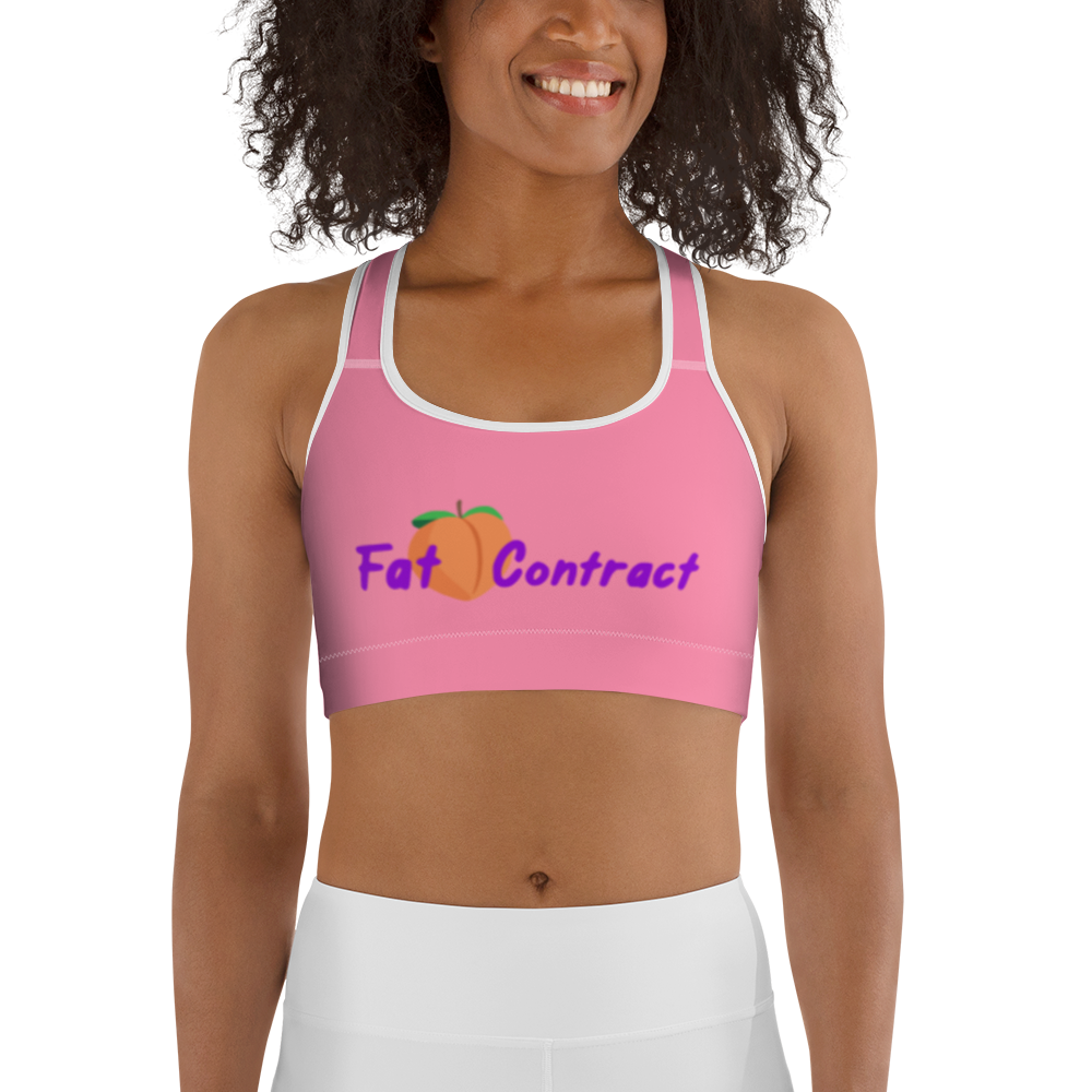 Sports Bra- Pink Fat Booty Contract