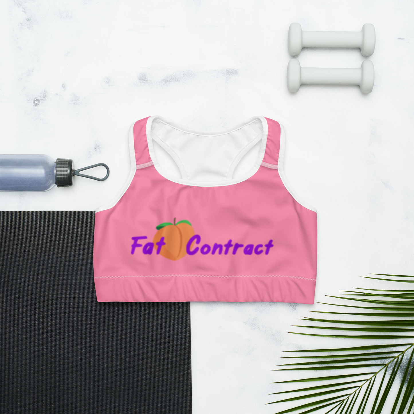 Sports Bra- Pink Fat Booty Contract