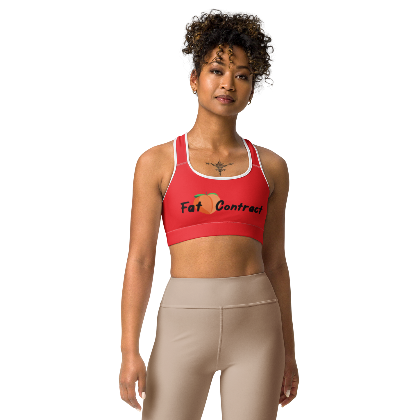 Sports Bra- Red Fat Booty Contract