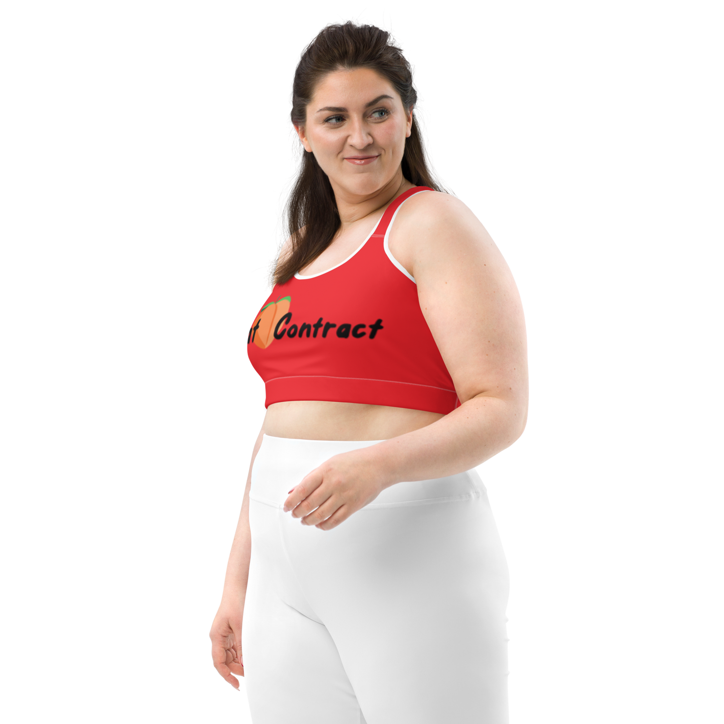 Sports Bra- Red Fat Booty Contract