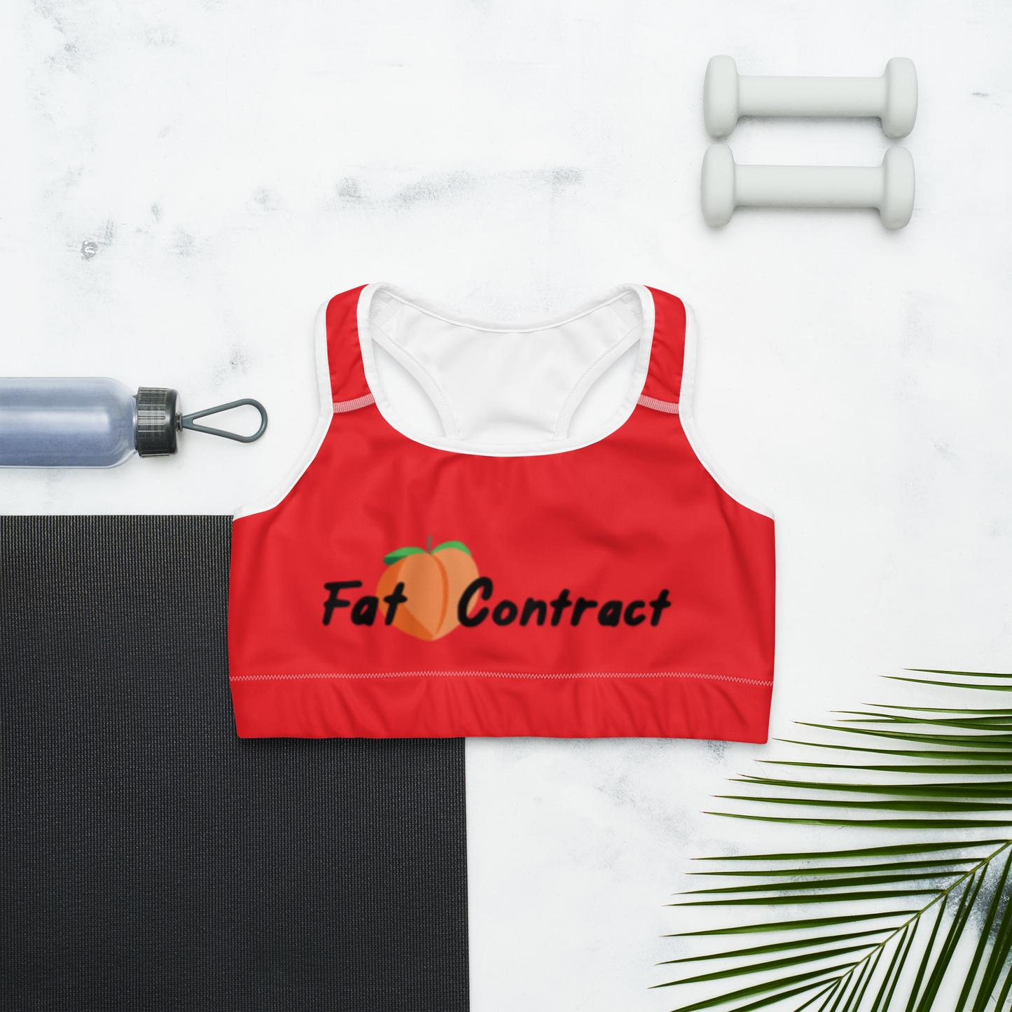 Sports Bra- Red Fat Booty Contract