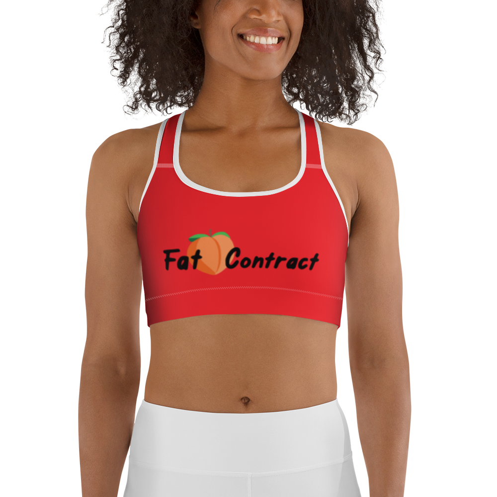 Sports Bra- Red Fat Booty Contract