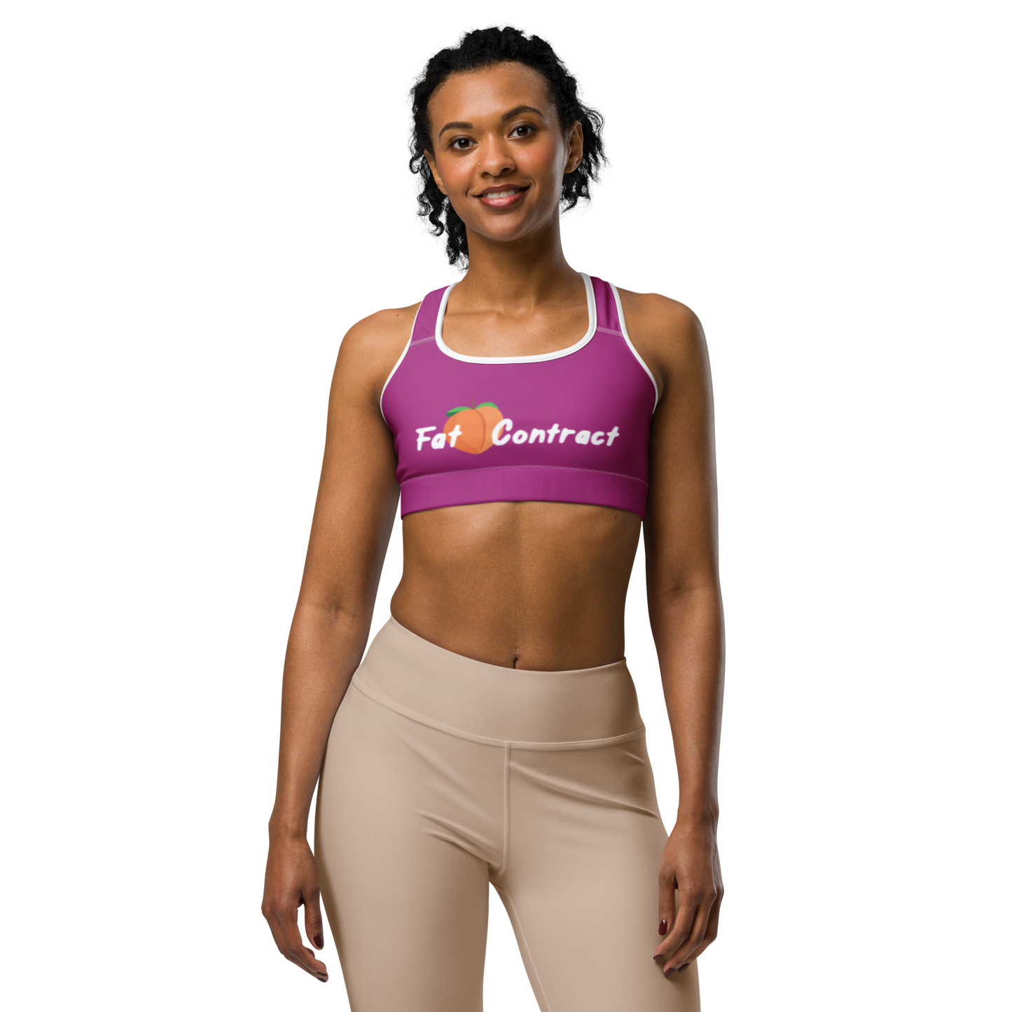 Sports Bra-Violet Fat Booty Contract