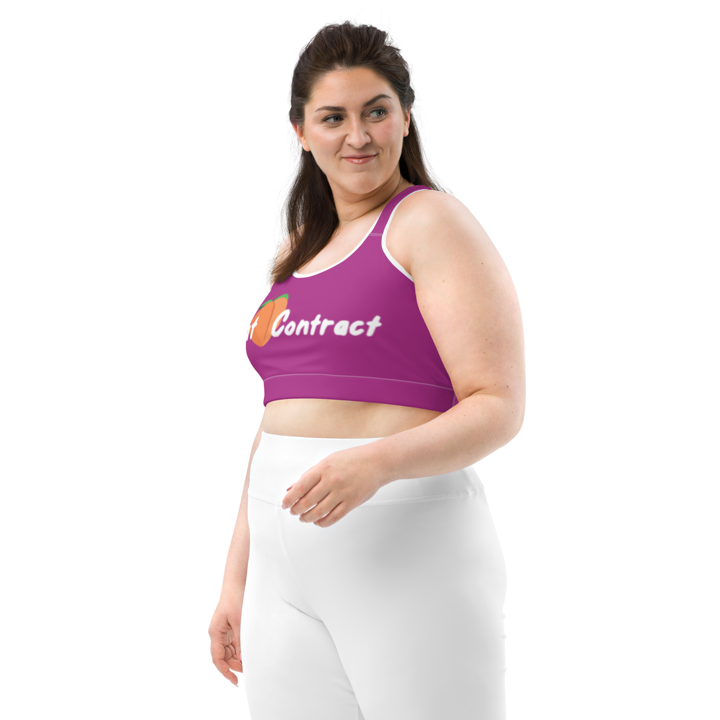 Sports Bra-Violet Fat Booty Contract