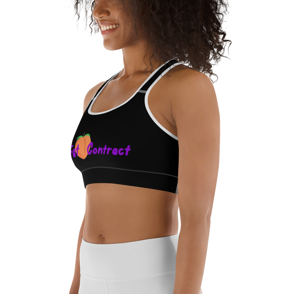 Sports Bra- Black Fat Booty Contract
