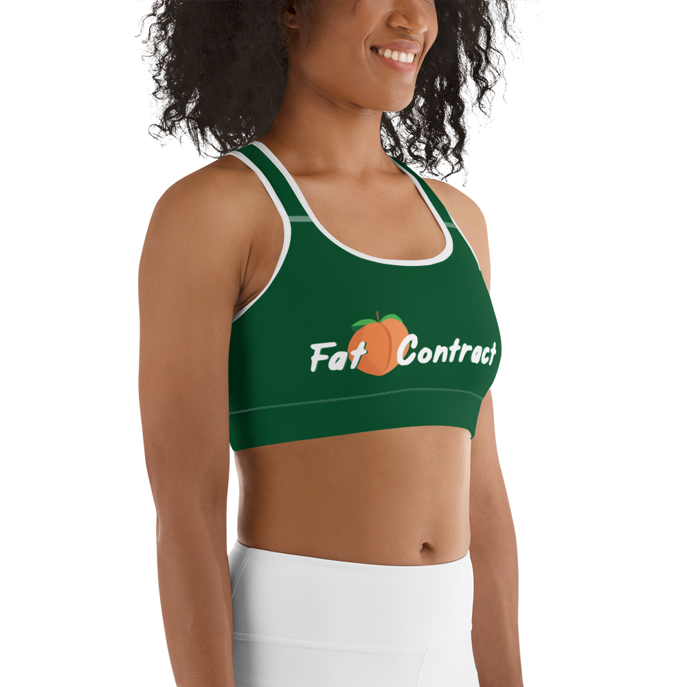 Sports Bra- Green Fat Booty Contract