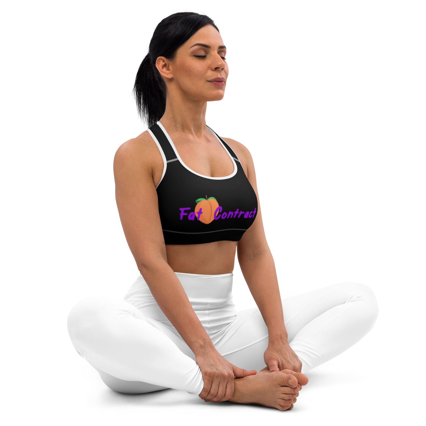 Sports Bra- Black Fat Booty Contract
