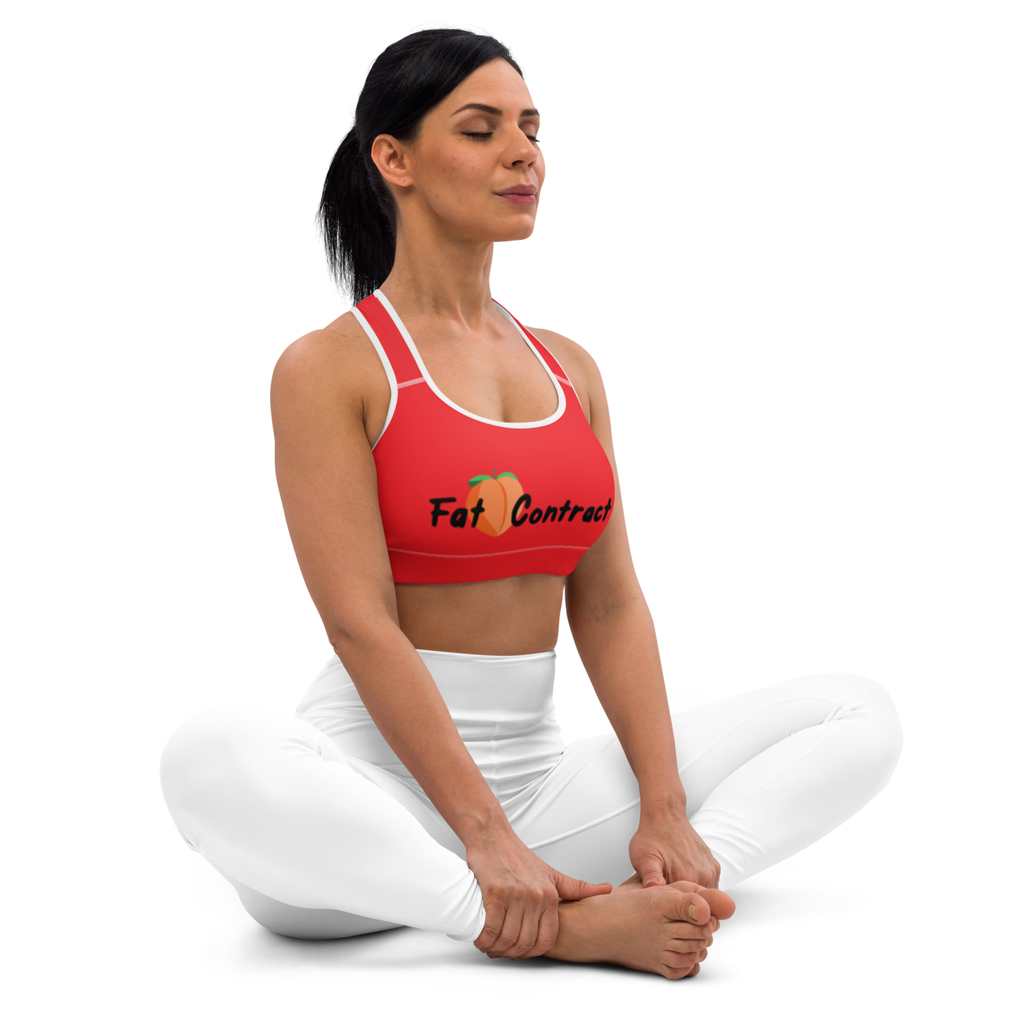 Sports Bra- Red Fat Booty Contract