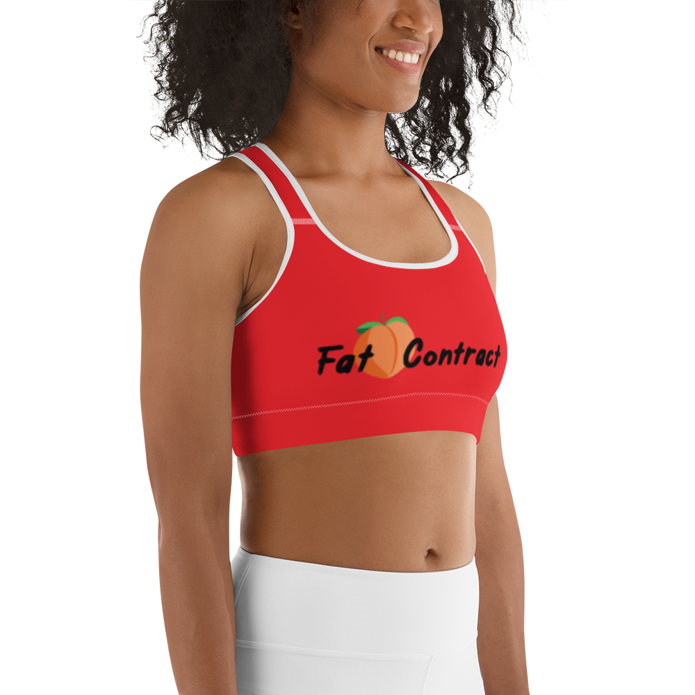 Sports Bra- Red Fat Booty Contract